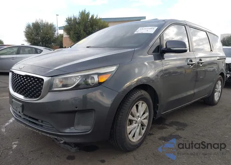 2017 Kia Sedona Lx из США, поврежденный, VIN KNDMB5C15H6251277